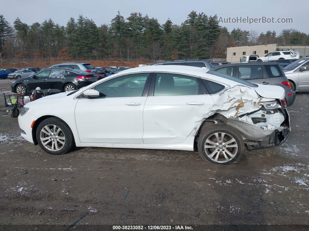 2016 Chrysler 200 Limited White vin: 1C3CCCABXGN131556