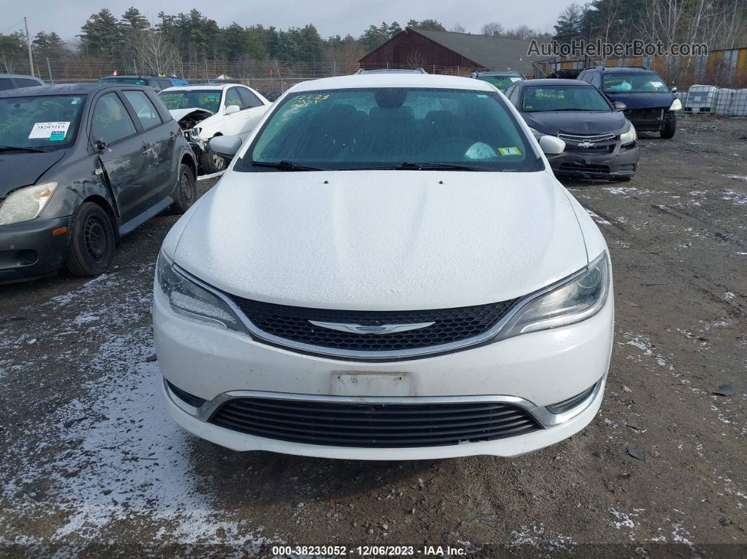 2016 Chrysler 200 Limited White vin: 1C3CCCABXGN131556