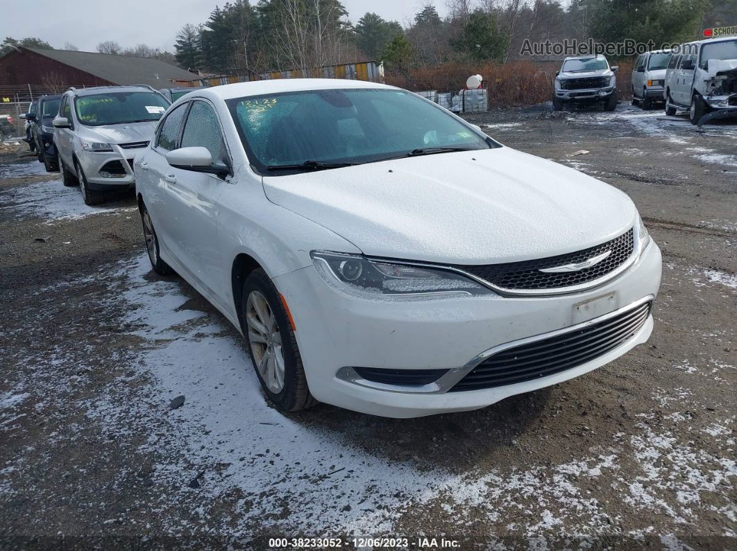 2016 Chrysler 200 Limited White vin: 1C3CCCABXGN131556