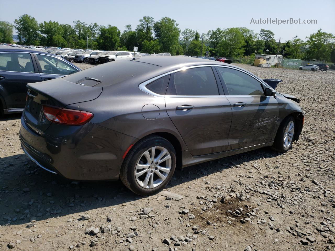 2016 Chrysler 200 Limited Gray vin: 1C3CCCABXGN136143