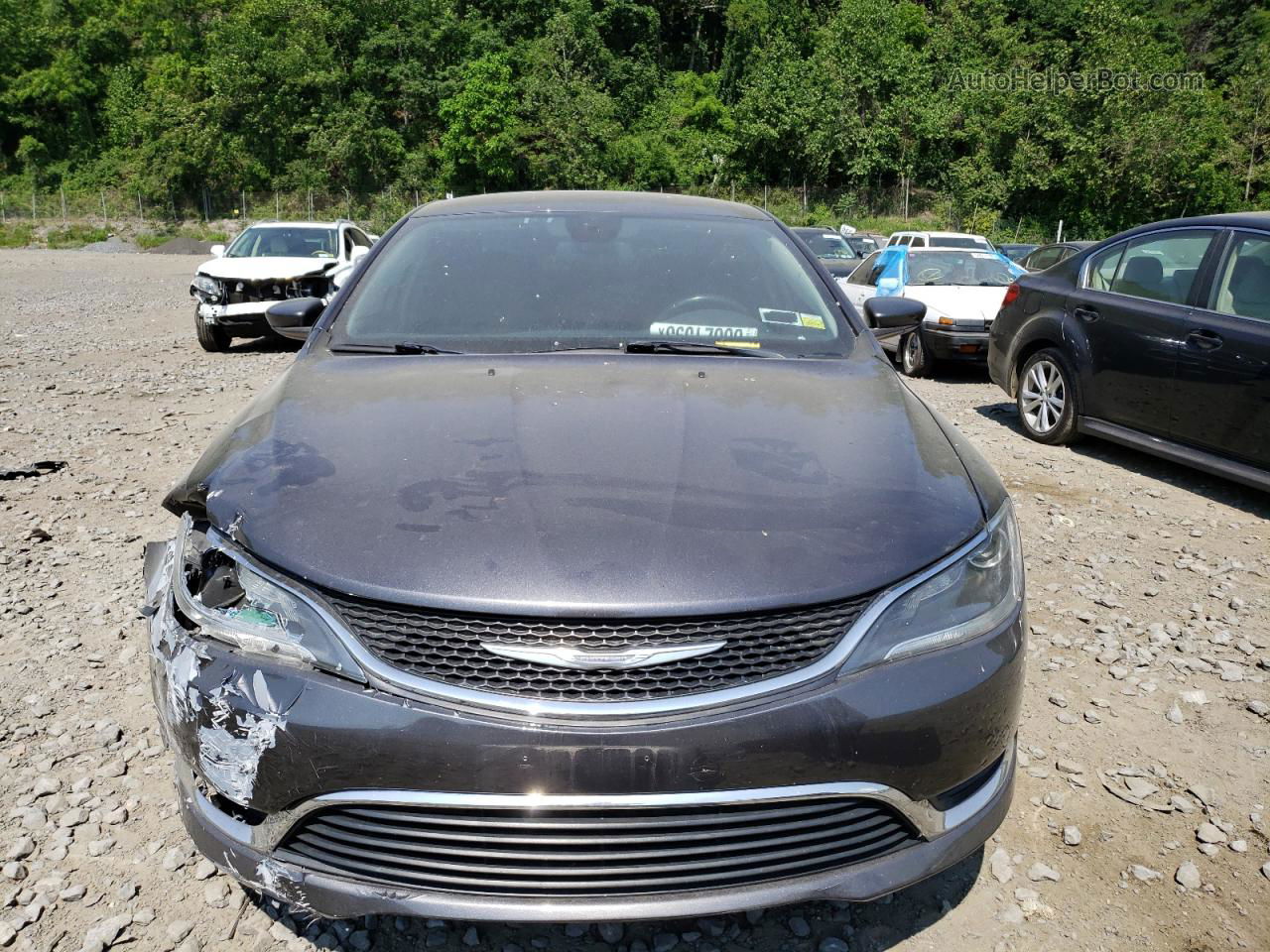 2016 Chrysler 200 Limited Gray vin: 1C3CCCABXGN136143