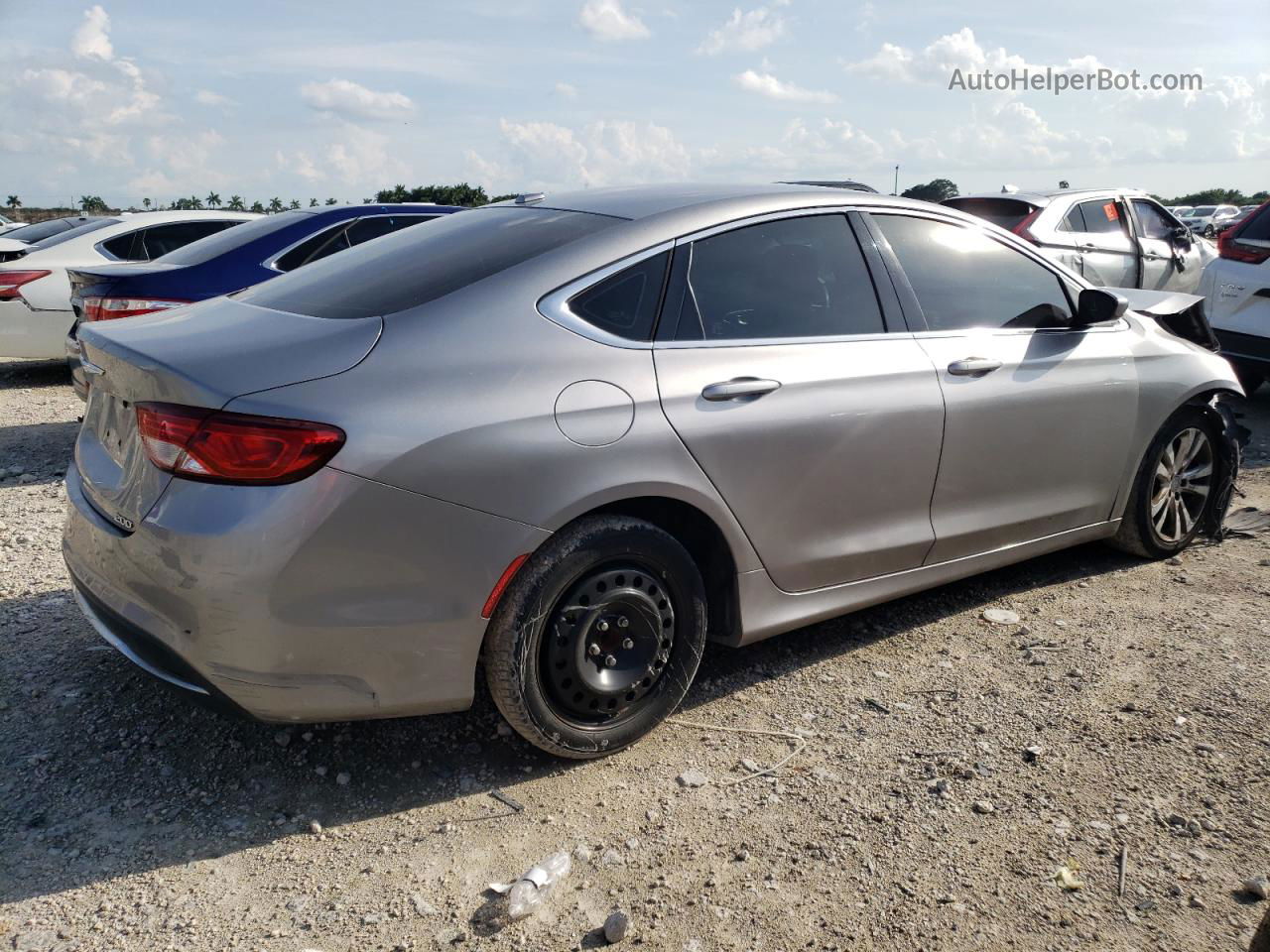 2016 Chrysler 200 Limited Gray vin: 1C3CCCABXGN137244