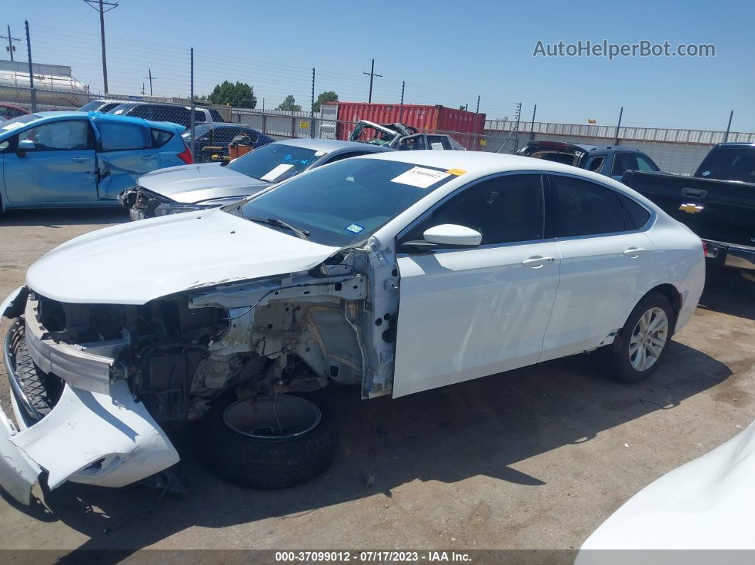 2016 Chrysler 200 Limited White vin: 1C3CCCABXGN137504