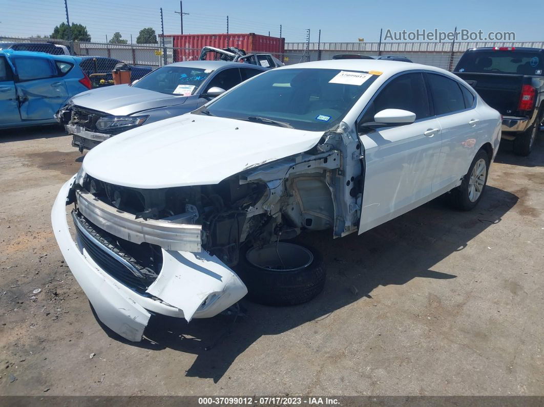 2016 Chrysler 200 Limited White vin: 1C3CCCABXGN137504