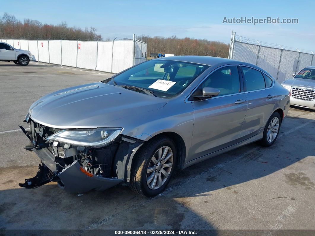 2016 Chrysler 200 Limited Silver vin: 1C3CCCABXGN141178