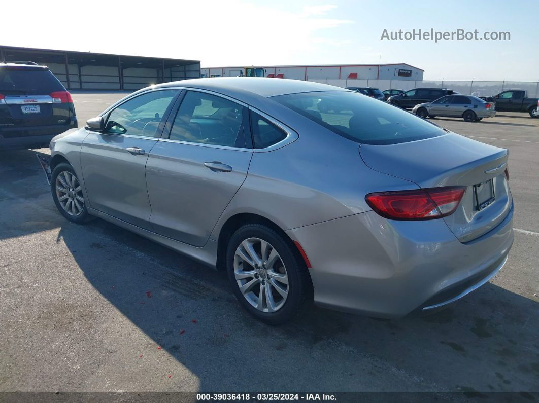 2016 Chrysler 200 Limited Серебряный vin: 1C3CCCABXGN141178