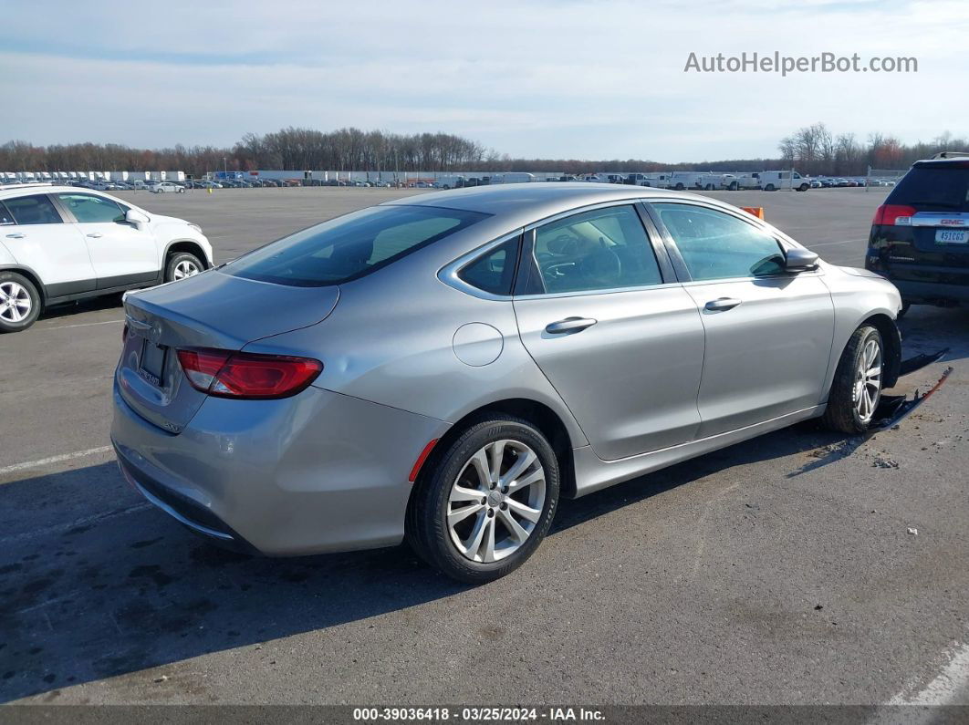 2016 Chrysler 200 Limited Серебряный vin: 1C3CCCABXGN141178