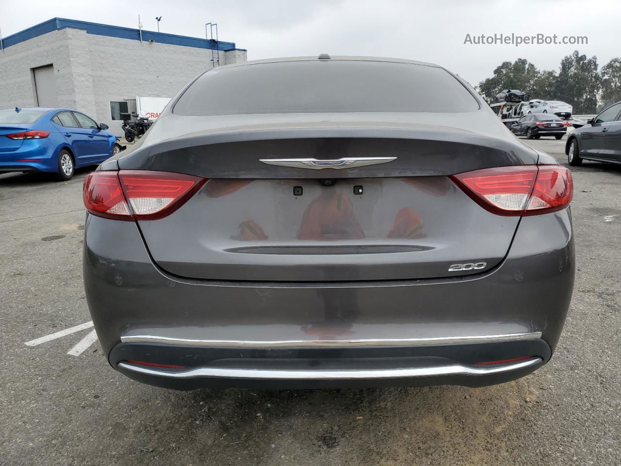 2016 Chrysler 200 Limited Charcoal vin: 1C3CCCABXGN154710