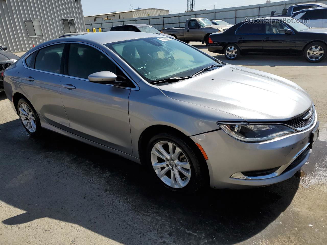 2016 Chrysler 200 Limited Silver vin: 1C3CCCABXGN159020