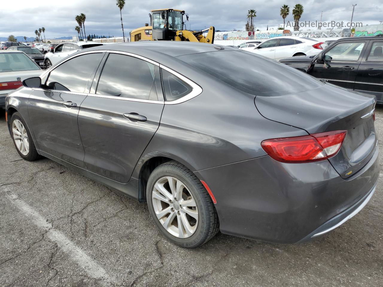 2016 Chrysler 200 Limited Gray vin: 1C3CCCABXGN160443