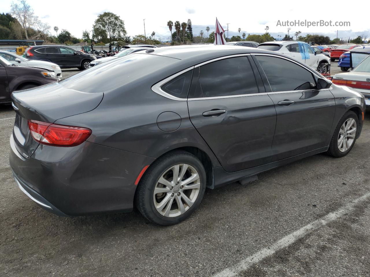 2016 Chrysler 200 Limited Gray vin: 1C3CCCABXGN160443