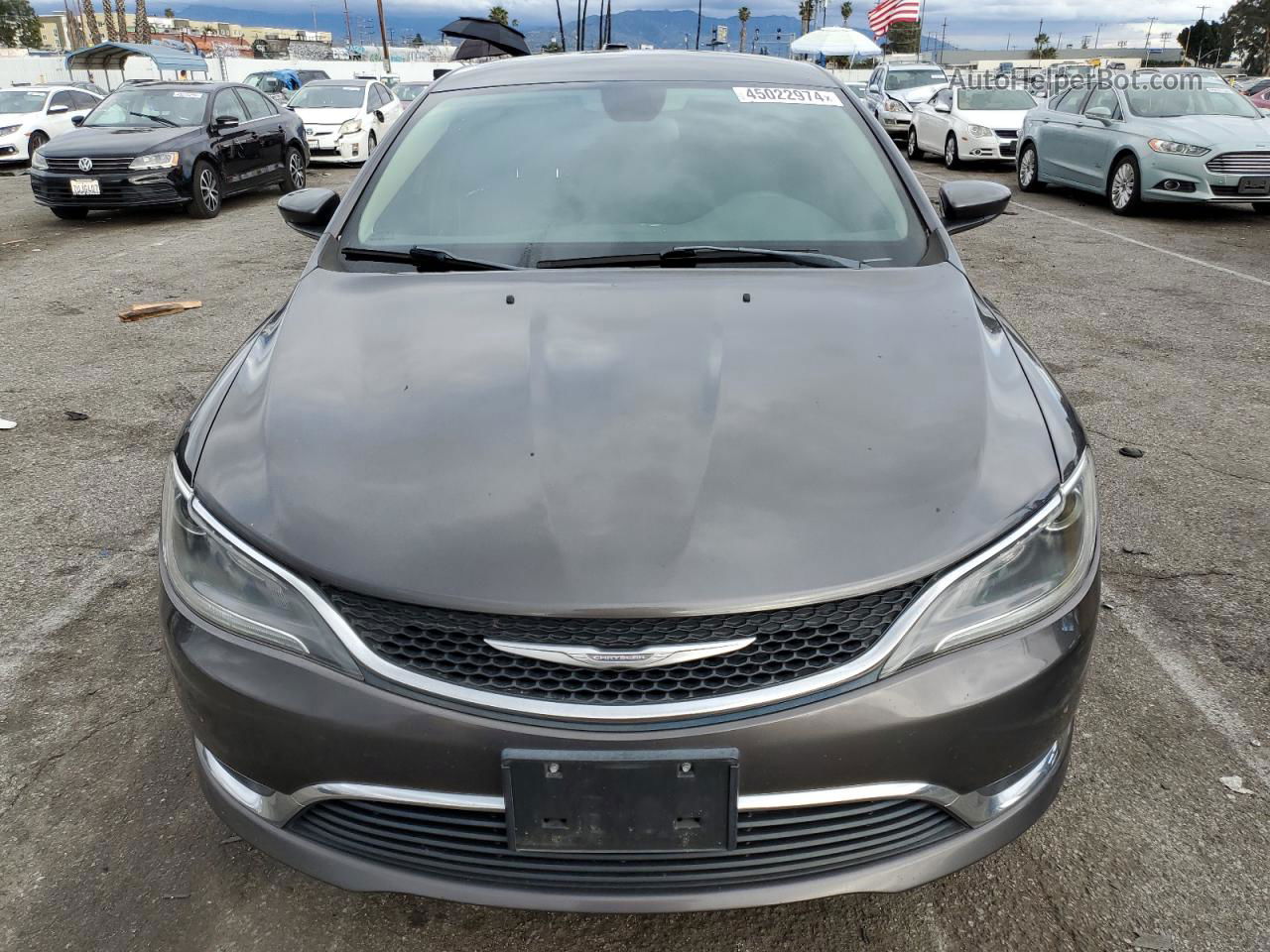 2016 Chrysler 200 Limited Gray vin: 1C3CCCABXGN160443