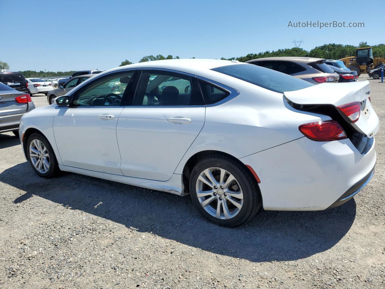 2016 Chrysler 200 Limited White vin: 1C3CCCABXGN164203