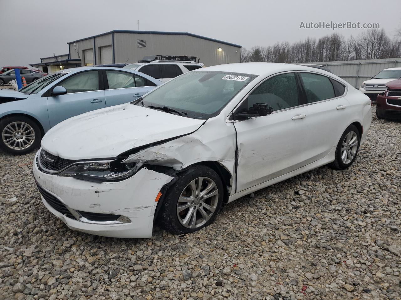 2016 Chrysler 200 Limited White vin: 1C3CCCABXGN165433