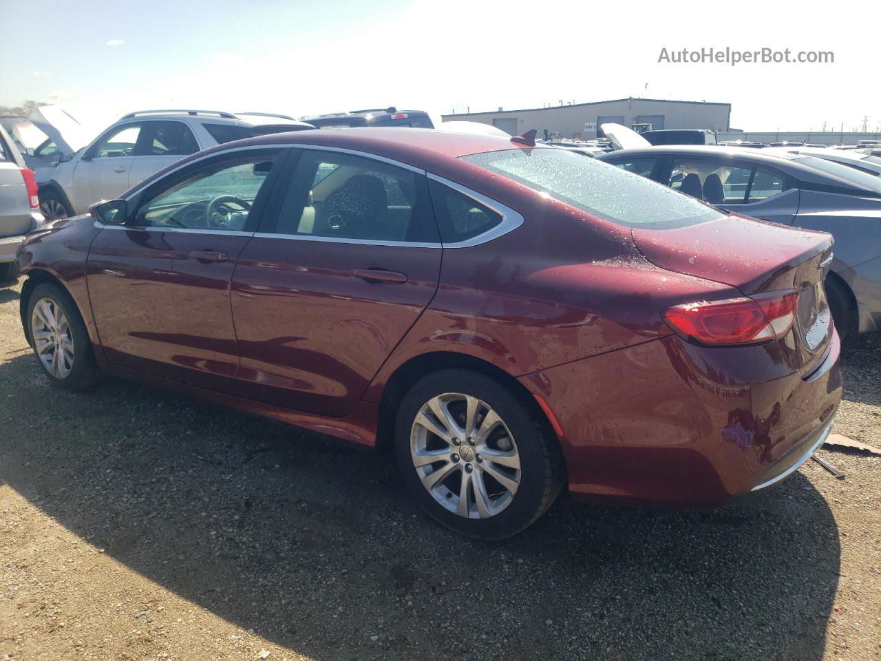 2016 Chrysler 200 Limited Red vin: 1C3CCCABXGN168218