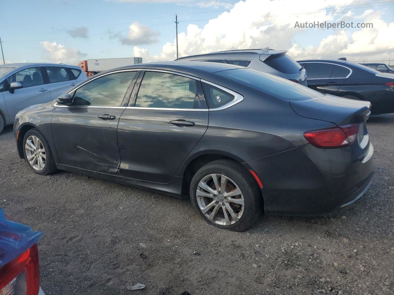 2016 Chrysler 200 Limited Угольный vin: 1C3CCCABXGN173662