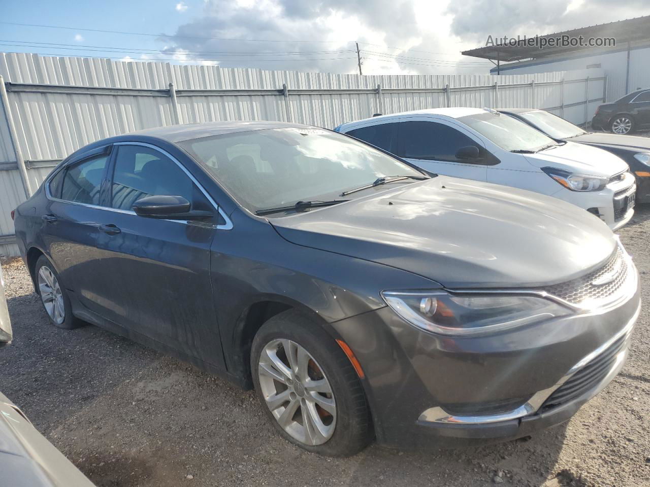 2016 Chrysler 200 Limited Charcoal vin: 1C3CCCABXGN173662