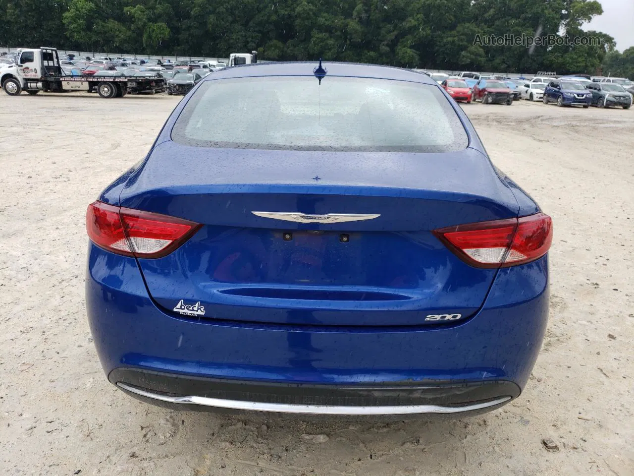 2016 Chrysler 200 Limited Blue vin: 1C3CCCABXGN179462