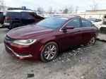 2016 Chrysler 200 Limited Бордовый vin: 1C3CCCABXGN179736