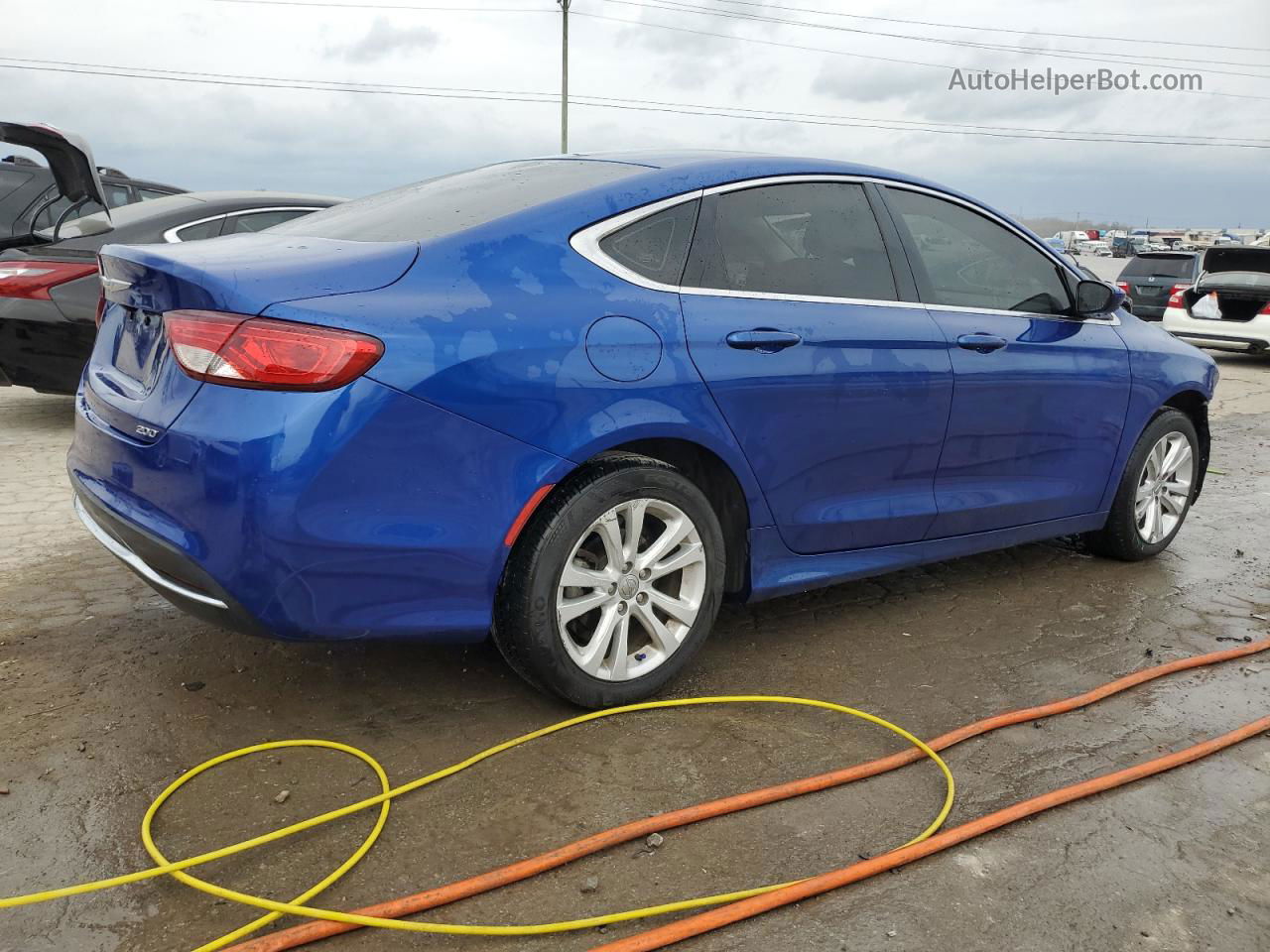 2016 Chrysler 200 Limited Blue vin: 1C3CCCABXGN181194