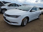 2016 Chrysler 200 Limited White vin: 1C3CCCABXGN190008