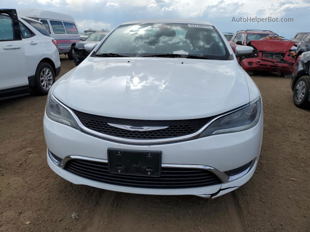 2016 Chrysler 200 Limited White vin: 1C3CCCABXGN190008