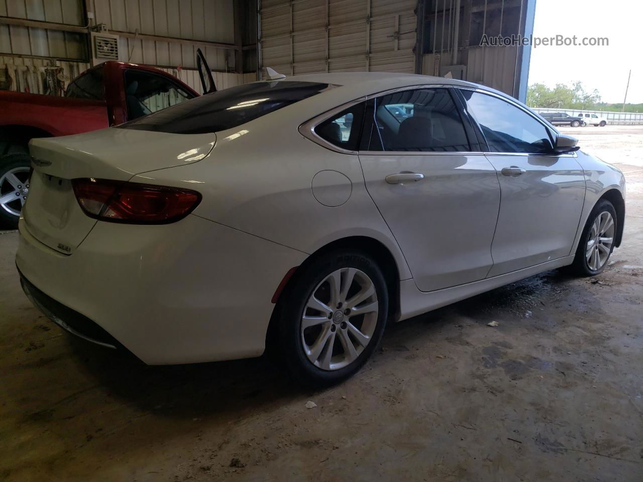 2016 Chrysler 200 Limited White vin: 1C3CCCABXGN192213