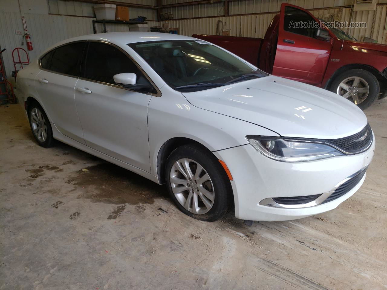 2016 Chrysler 200 Limited White vin: 1C3CCCABXGN192213