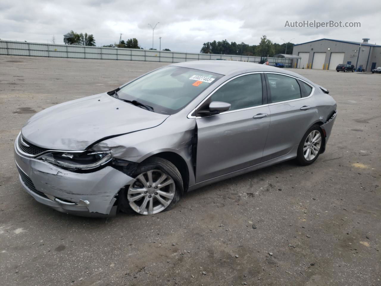 2017 Chrysler 200 Limited Silver vin: 1C3CCCABXHN503933