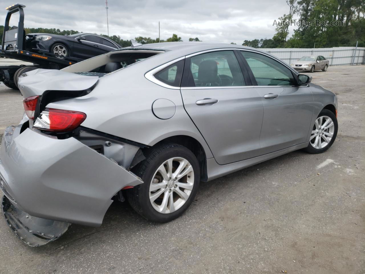 2017 Chrysler 200 Limited Серебряный vin: 1C3CCCABXHN503933