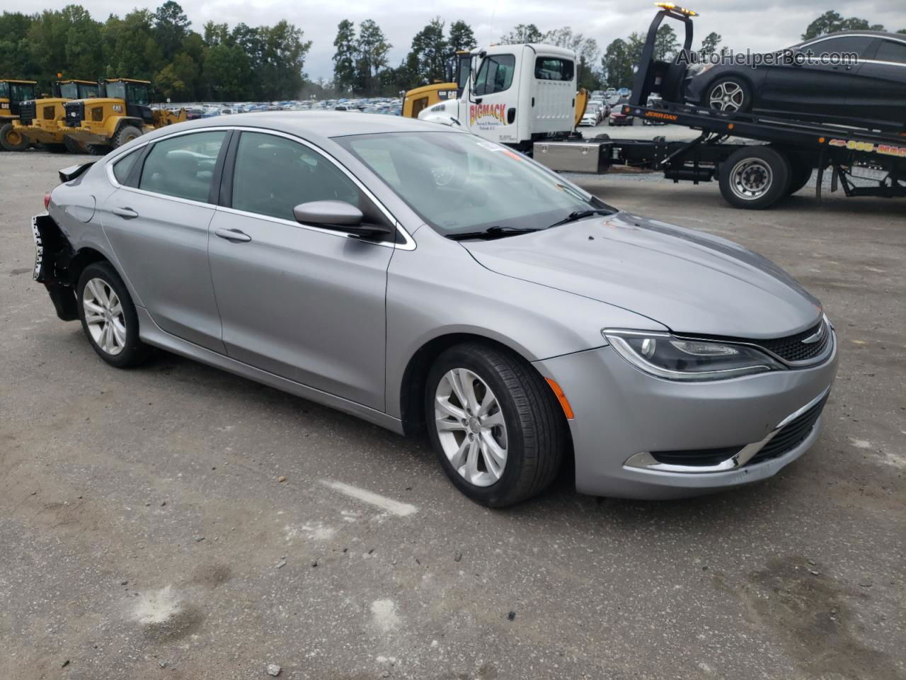 2017 Chrysler 200 Limited Silver vin: 1C3CCCABXHN503933