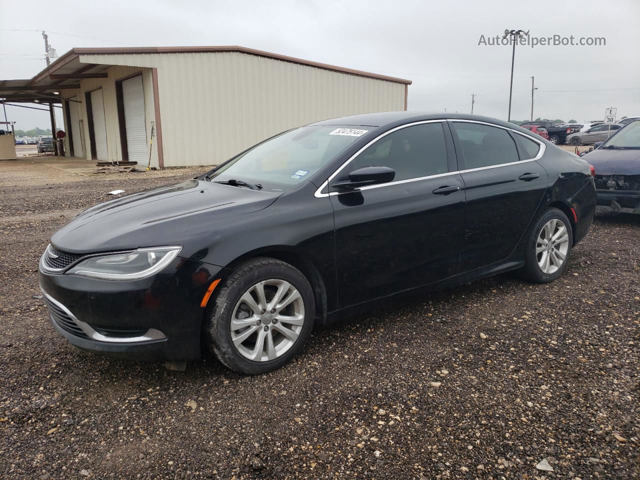 2017 Chrysler 200 Limited Black vin: 1C3CCCABXHN504001