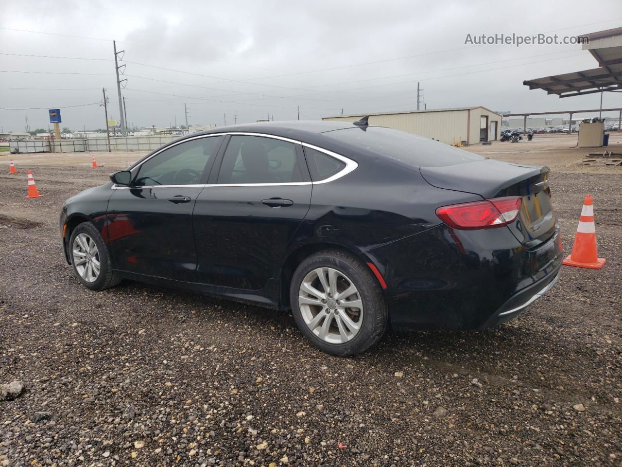 2017 Chrysler 200 Limited Black vin: 1C3CCCABXHN504001