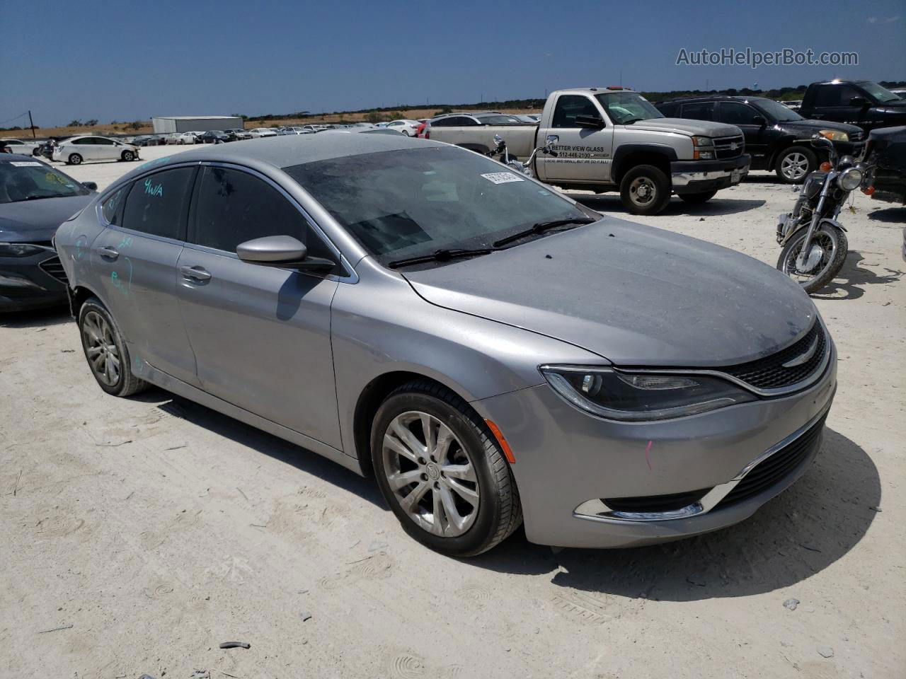 2017 Chrysler 200 Limited Silver vin: 1C3CCCABXHN504984