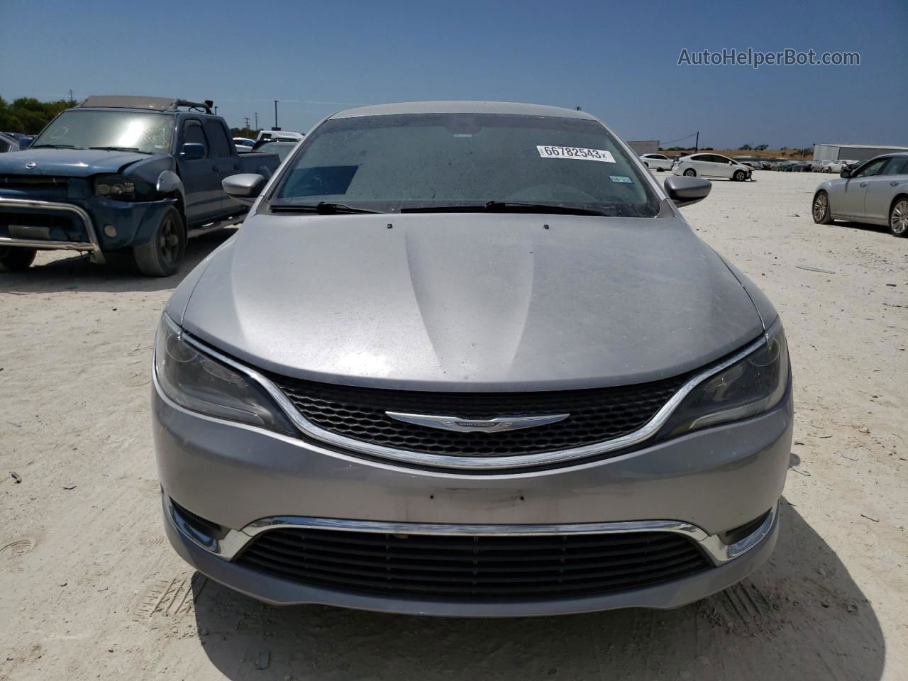 2017 Chrysler 200 Limited Silver vin: 1C3CCCABXHN504984