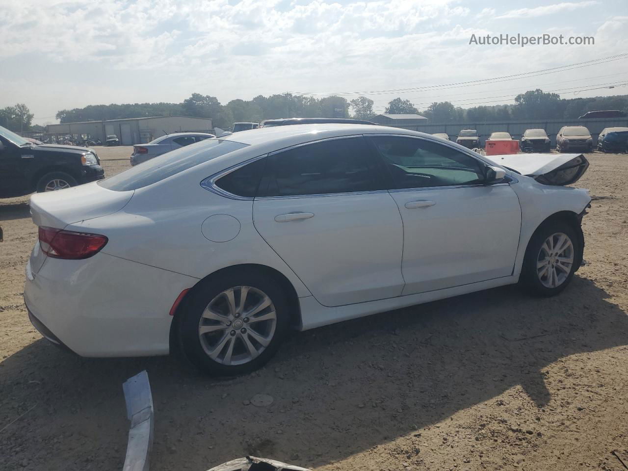 2017 Chrysler 200 Limited White vin: 1C3CCCABXHN506119