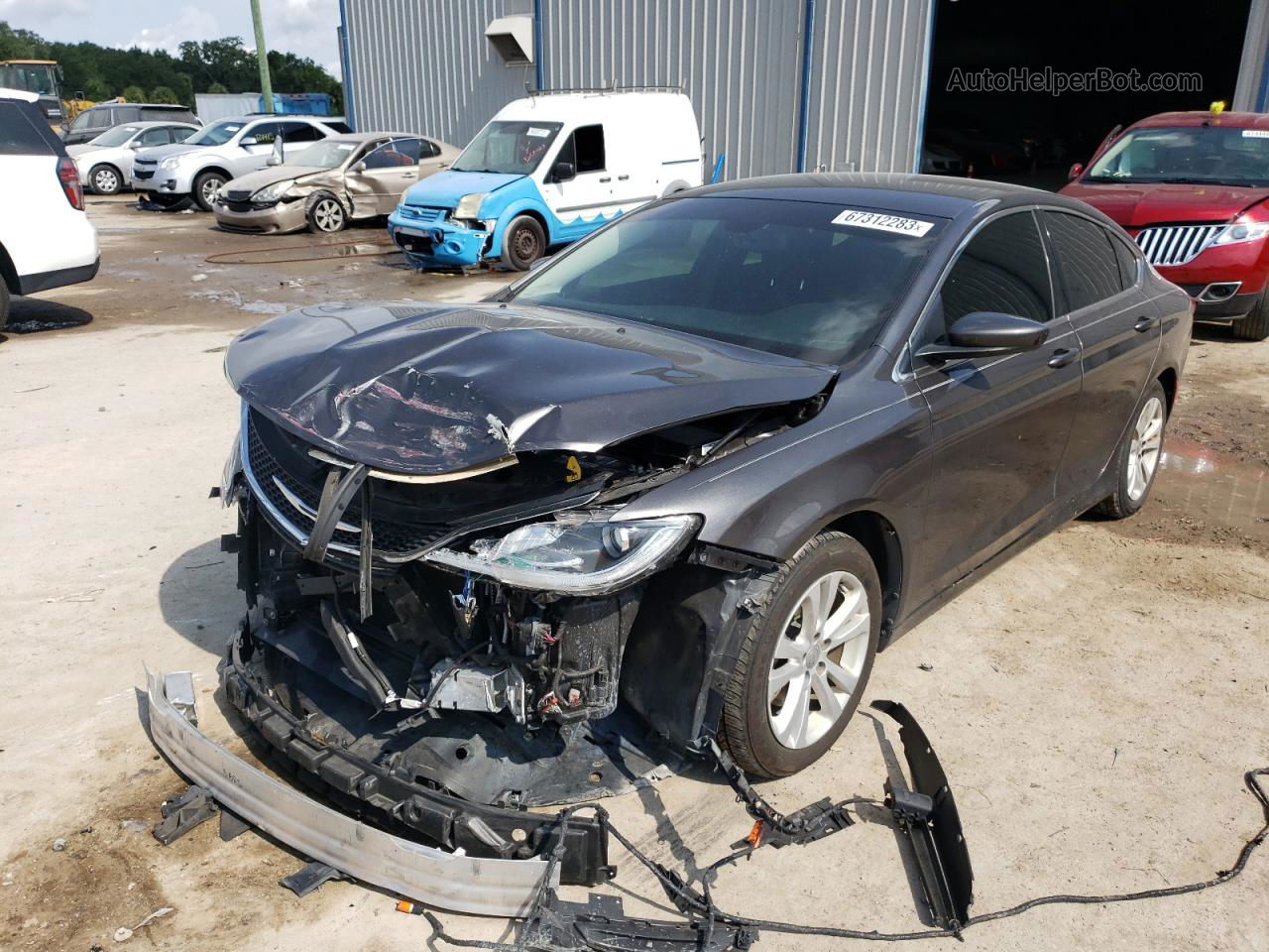 2017 Chrysler 200 Limited Silver vin: 1C3CCCABXHN508288