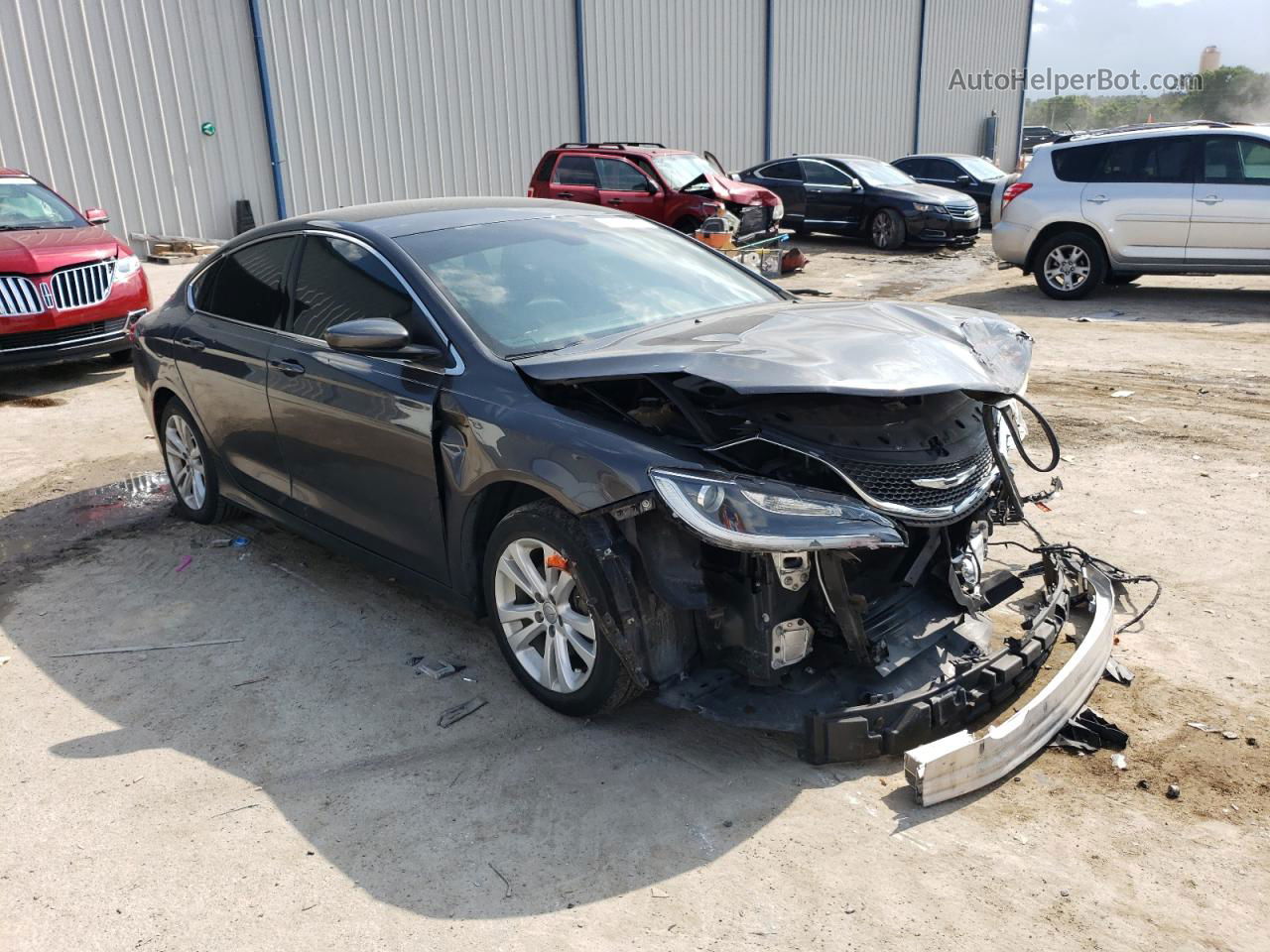 2017 Chrysler 200 Limited Silver vin: 1C3CCCABXHN508288