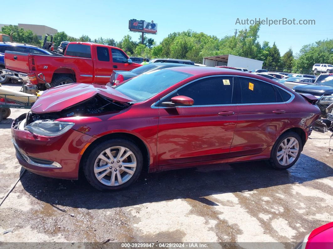 2017 Chrysler 200 Limited Platinum Red vin: 1C3CCCABXHN511868