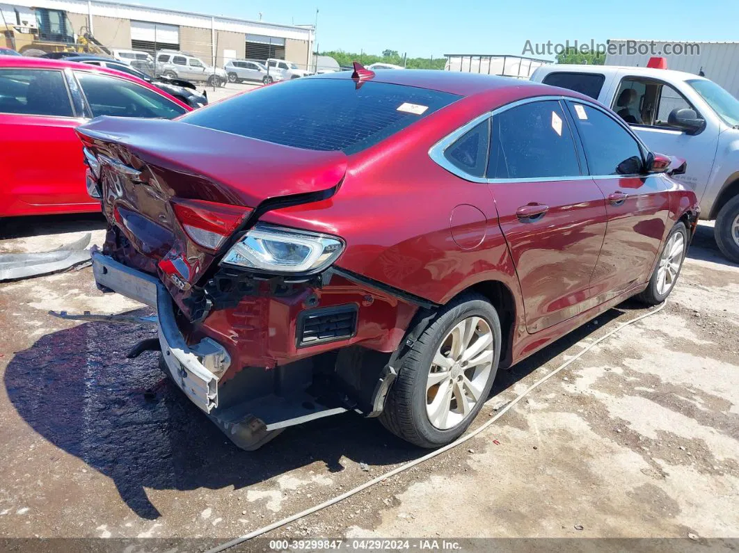 2017 Chrysler 200 Limited Platinum Red vin: 1C3CCCABXHN511868