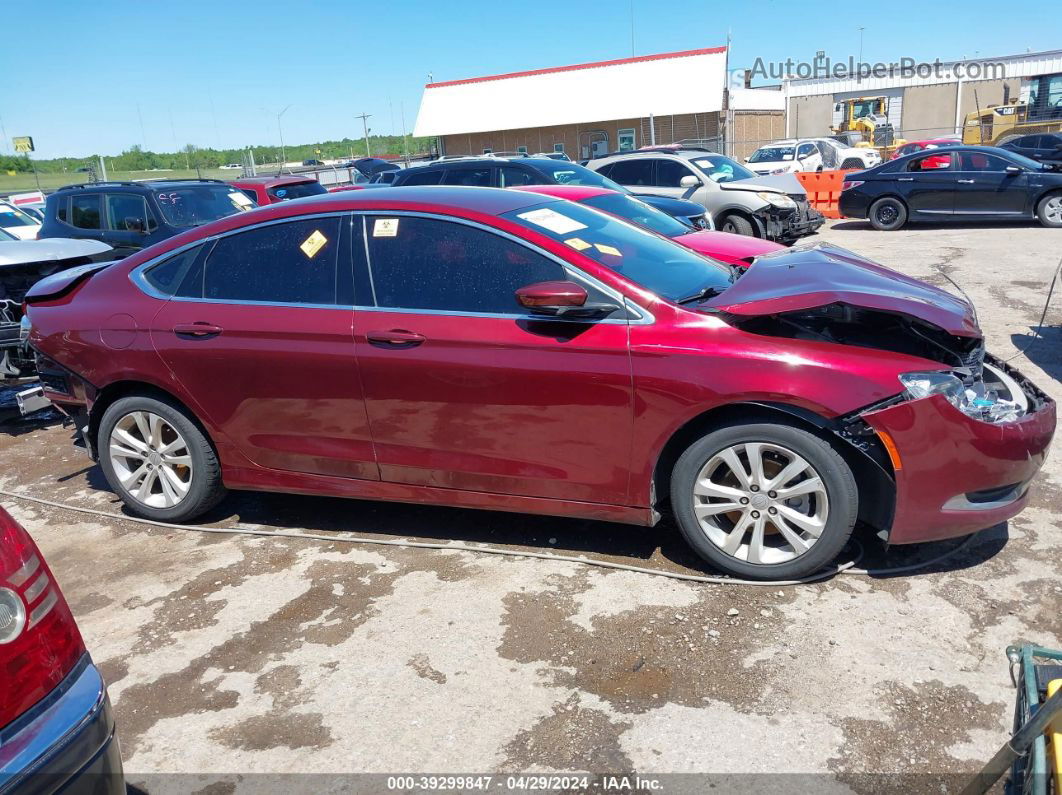 2017 Chrysler 200 Limited Platinum Красный vin: 1C3CCCABXHN511868