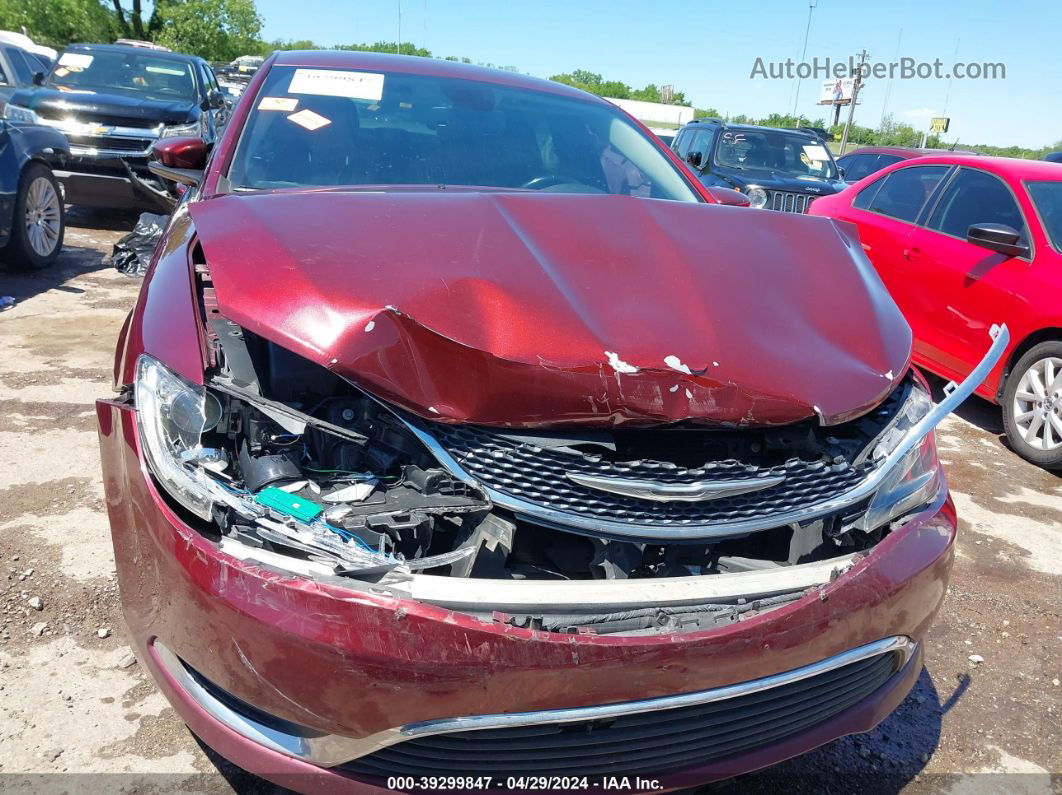 2017 Chrysler 200 Limited Platinum Red vin: 1C3CCCABXHN511868