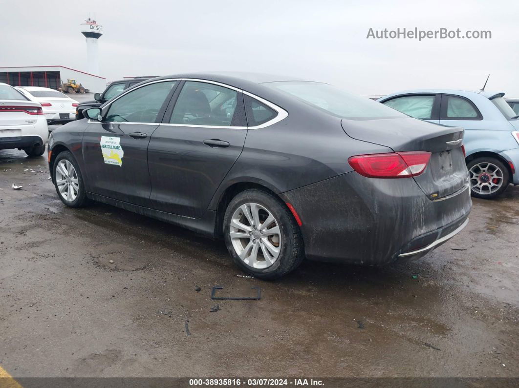 2017 Chrysler 200 Limited Gray vin: 1C3CCCABXHN512180