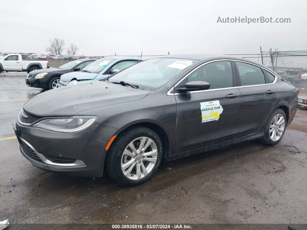 2017 Chrysler 200 Limited Gray vin: 1C3CCCABXHN512180