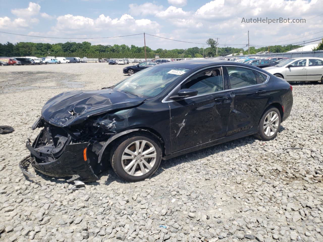 2016 Chrysler 200 Limited Black vin: 1C3CCCAG0GN178297