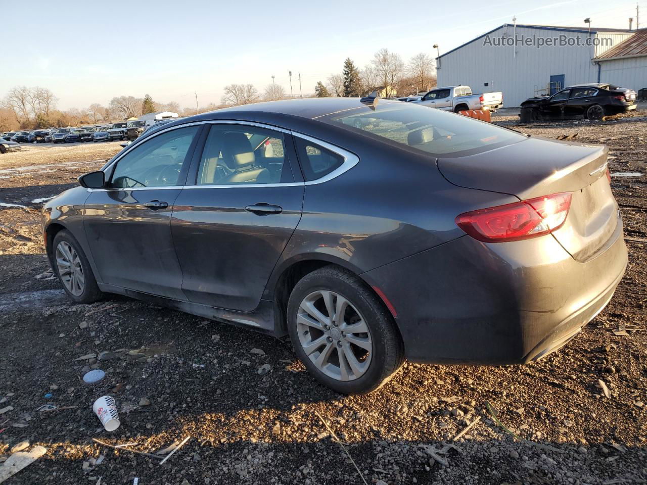 2016 Chrysler 200 Limited Gray vin: 1C3CCCAG0GN188134