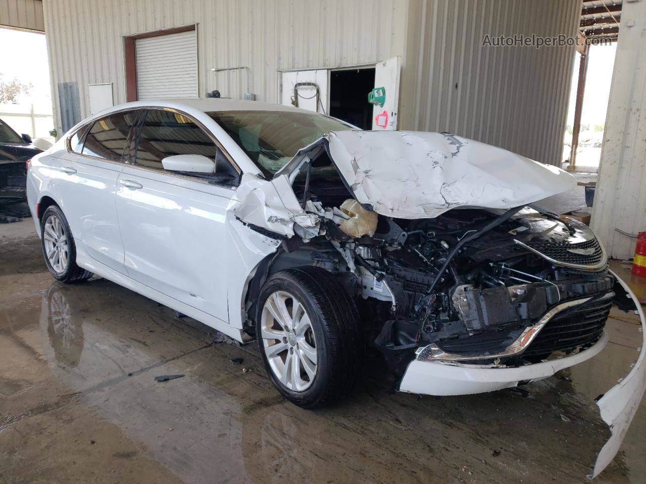 2017 Chrysler 200 Limited White vin: 1C3CCCAG0HN504634