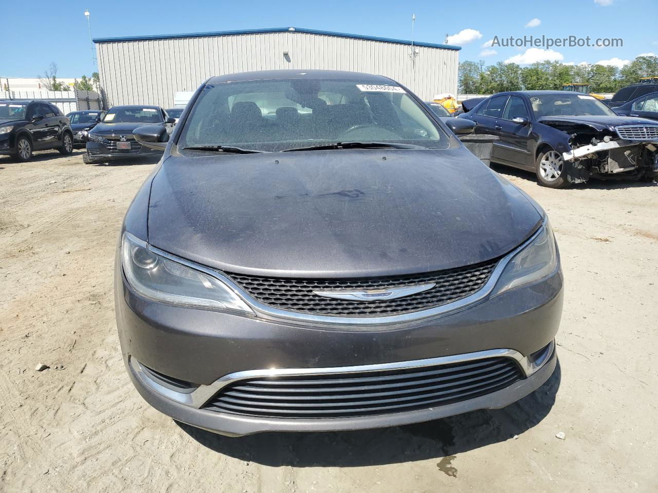 2016 Chrysler 200 Limited Gray vin: 1C3CCCAG1GN143915