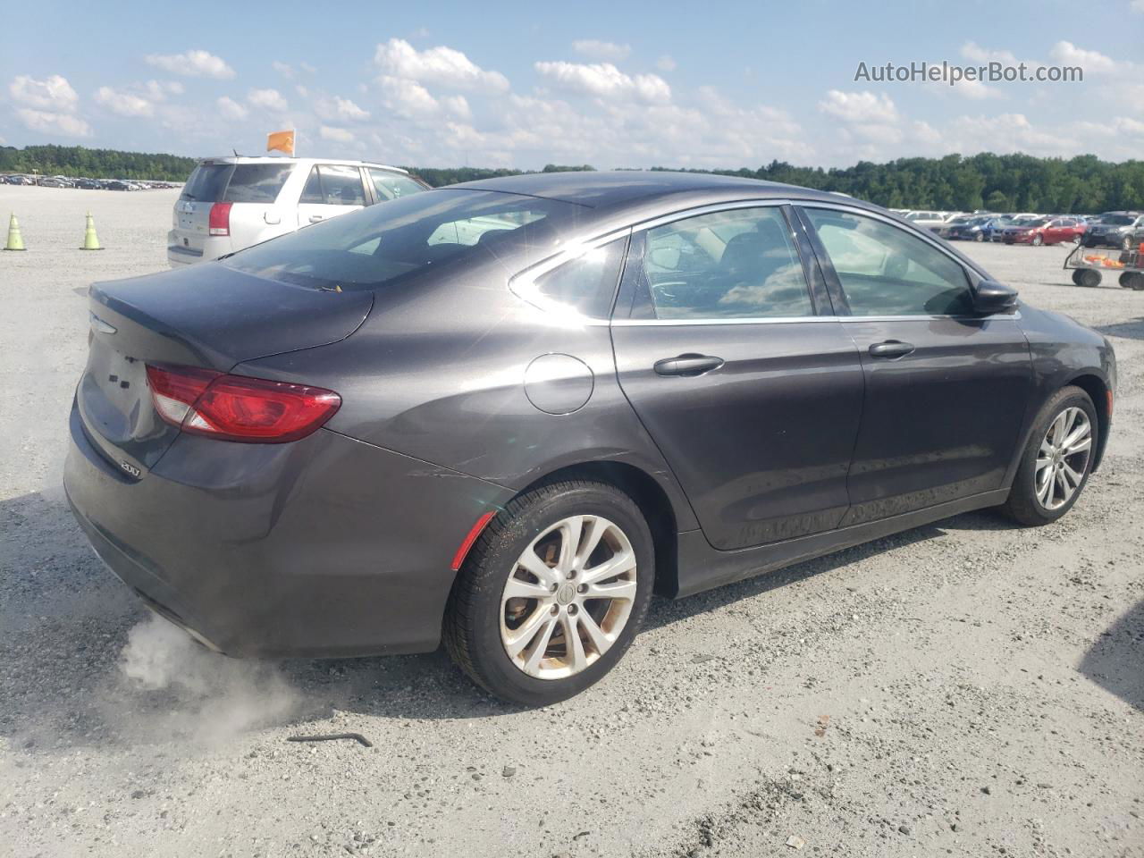 2016 Chrysler 200 Limited Gray vin: 1C3CCCAG1GN143915