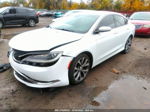 2015 Chrysler 200 Limited White vin: 1C3CCCAG3FN506441